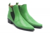 Dorian model ankle boot, made of green Napa,