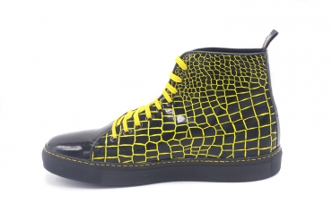 Zapato modelo Jalde, fabricado en Charol Negro 100_Kendi n4
