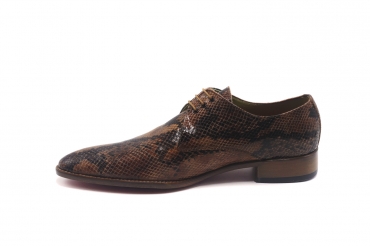 Zapato modelo Darcis, fabricado en Cerdeña Marrón