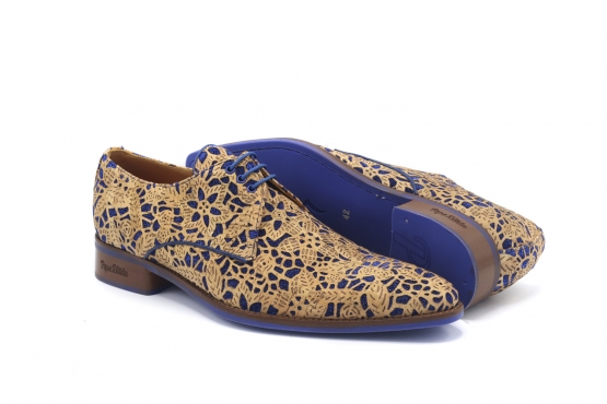Modèle de chaussure Cyane, fabriqué en Corcho Tex Azulon