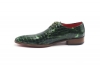 Zapato modelo Tukan, fabricado en Croco Patent Trebol 3043