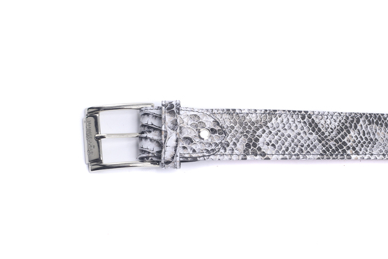 Silvestre C model belt, manufactured in Piel 133 Haro Plata 13658