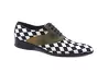 Grand Prix shoe-model, manufactured in Arlekin NB Napa Amarilla