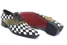 Grand Prix shoe-model, manufactured in Arlekin NB Napa Amarilla