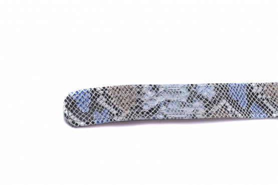 Modèle de ceinture Amantis, fabriqué en Cobra Milan Blanca