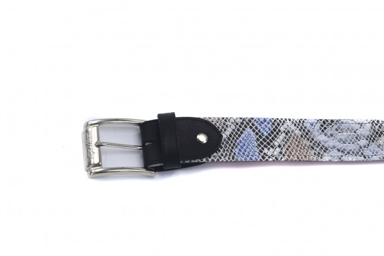 Modèle de ceinture Amantis, fabriqué en Cobra Milan Blanca