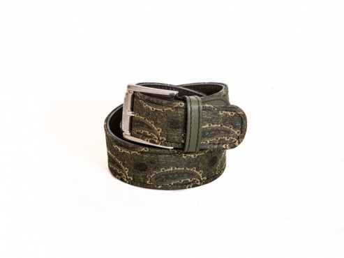 Distinguido model belt, made of green arabica