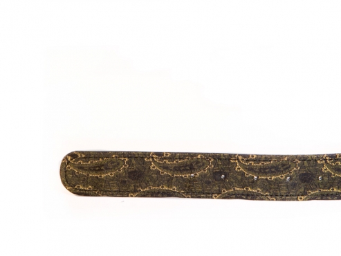 Distinguido model belt, made of green arabica