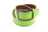 Pistache model belt Made of pistachio mint patent leather,