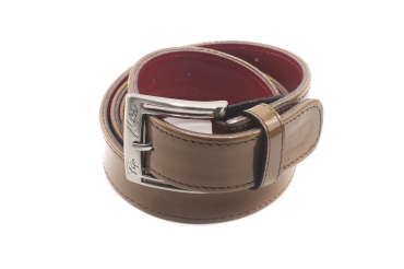 Modèle de ceinture Tofi model belt, fabriqué en Charol Toffe