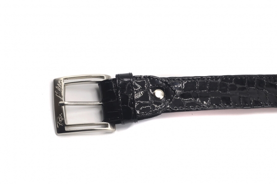 Gregor model belt, manufactured in Boston Zafiro Negro