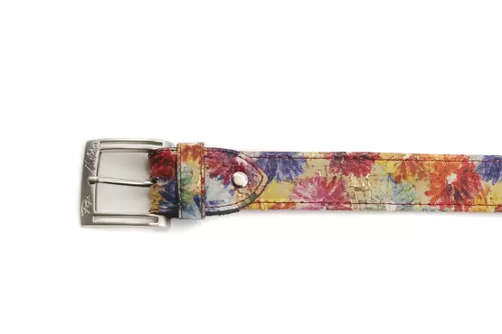 Visual Print model belt, Made of Visual Print Cork