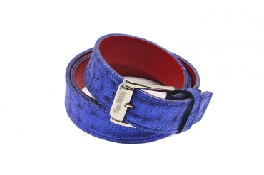 Modèle de ceinture Grennan, fabriqué en Galu Escarlata Azul