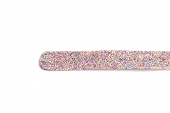 Youth model belt, manufactured in Lumini Glitter 7166 N7