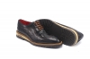 Chesterfield model shoe made of coconut sedan, leather fleece