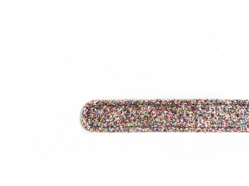 Felichi model belt, made of multicolor glitter.