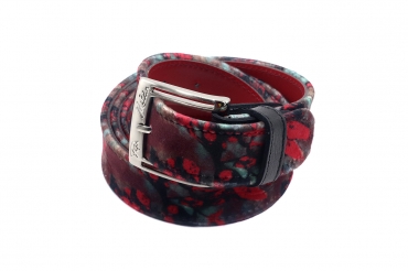 Modèle de ceinture Último C, fabriqué en Begonia 500_Rojo