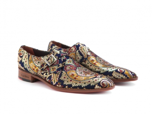 Dubai model shoe, manufactured in Jacquard 483 nº1.