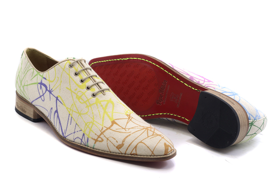 Zapato modelo Loop, fabricado en Piqué 46 Crudo City Multi