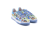 Sneaker modelo Lir Sra, fabricado en Fantasia Comic Quilt Serraje Azul 