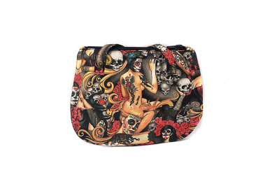 Bolso modelo Revi, fabricado en Fantasia Catrina Woman