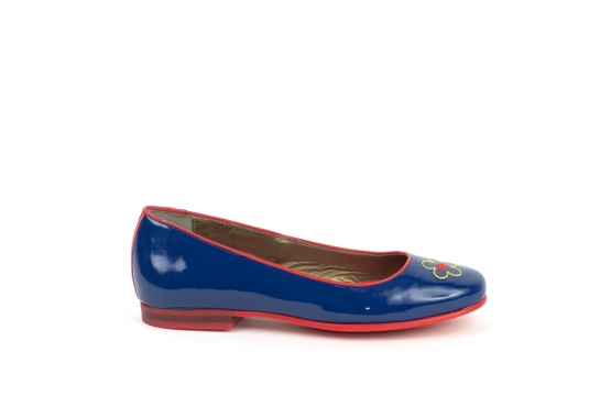 Shoe model Aster, manufactured in CHAROL AZUL MILAN