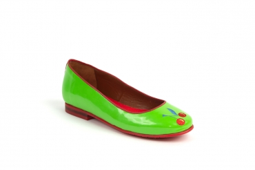 Modèle de chaussure Cherry, fabriqué en CHAROL PISTACHO