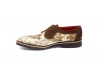 Zapato modelo Clover Lame Oro Nº 4 Afelpado Roble