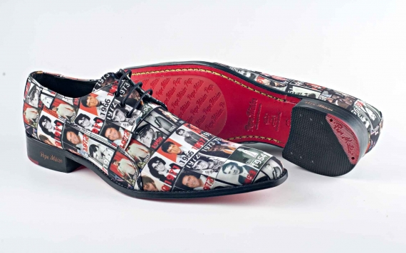 Modèle de chaussures, en microfibre textile Elvis.