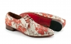 Zapato modelo Dublín fabricado en lamé oro n.5