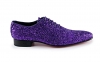 Modèle de chaussures Flash, fabriqué en violet glitter. 