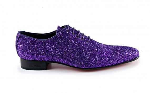  Flash model shoe, manufactured in purple glitter.