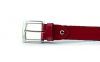 Cinturón modelo Cherry, fabricado en charol rojo. 