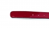 Cherry model belt, manufactured in red patent leather. 
