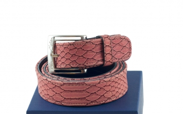 Tijuana model belt, manufactured in toga snake miel. 