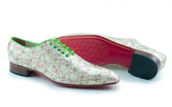 Modèle de chaussures Niza, fabriqué en textile fantaisie 415