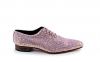 Zapato modelo Cosmos, fabricado en glitter windy cipria