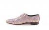 Zapato modelo Cosmos, fabricado en glitter windy cipria