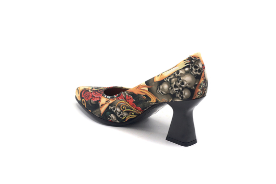 Zapato modelo Blanca, fabricado en Fantasia Catrina Woman