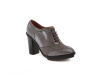 Angela model shoe, made of gray scotch and pearl gray patent leather.