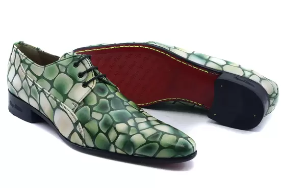 Chaussure modèle Green Snake, fabriquée en Green Snake Fantasia