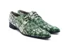 Zapato modelo Snake Verde, fabricación en Fantasia Snake Verde