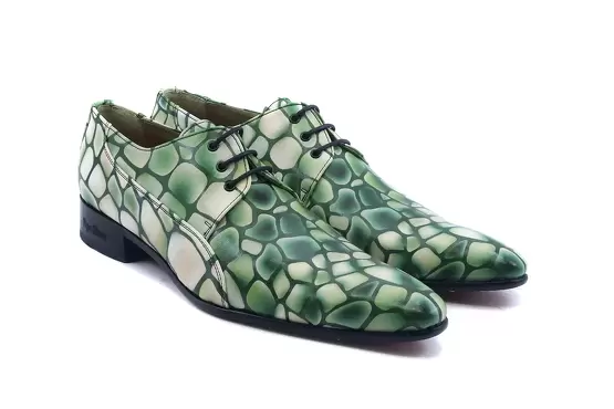 Chaussure modèle Green Snake, fabriquée en Green Snake Fantasia