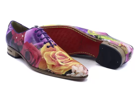 Zapato modelo Bloemen, fabricación en Fantasia Bloemen Rosas