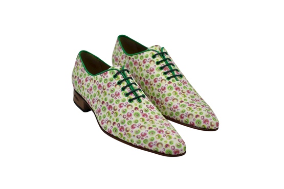 Modèle de chaussures Niza, fabriqué en textile fantaisie 415