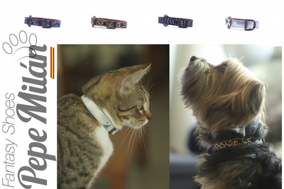 Dream Pet Necklace Model, manufactured in Napa Pure Azul