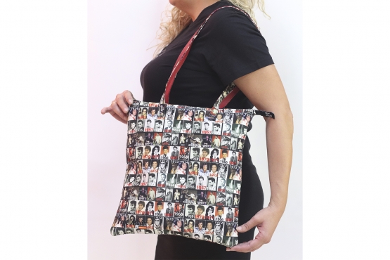 Bolso modelo Ghetto, fabricado en Fantasia Elvis 