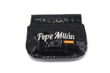 Henri model purse, manufactured in Coco Pastilla Negra