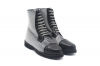 Tarly Ankle Boot model, manufactured in Anaconda Negra y Blanca