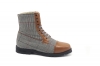 Field Ankle Boot model, manufactured in Escoces Gris Napa Roble
